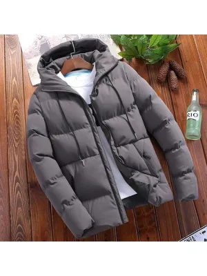 Winter Men's New Short Cotton Jacket Slim Cotton Jacket