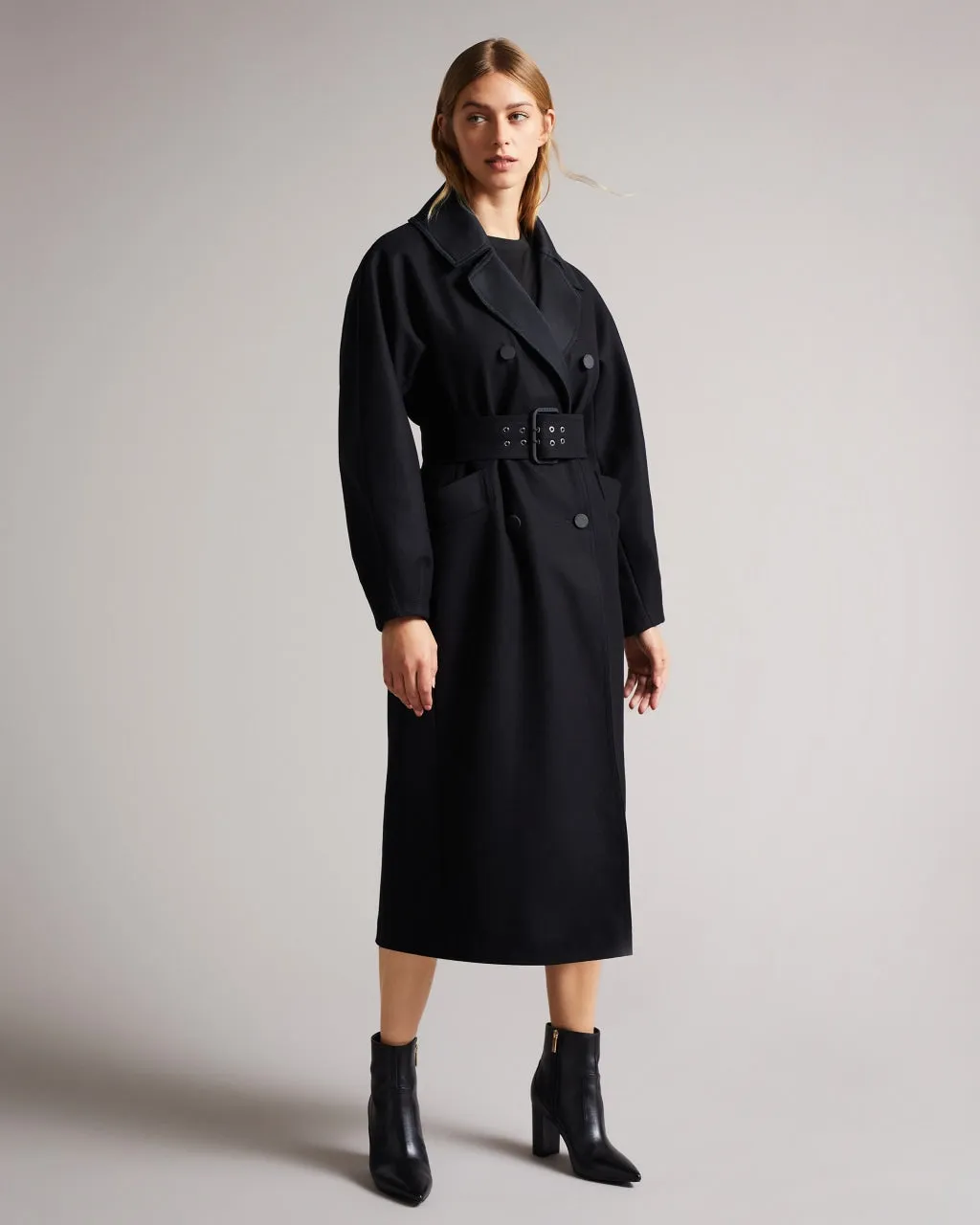 Women's Double Faced Technical Wool Coat