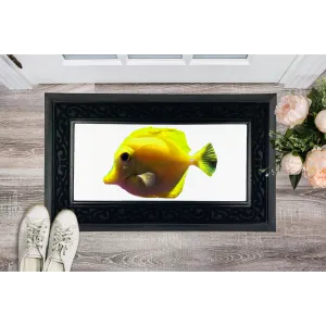 Yellow Fish Sublimation Heavy Duty Door Mat